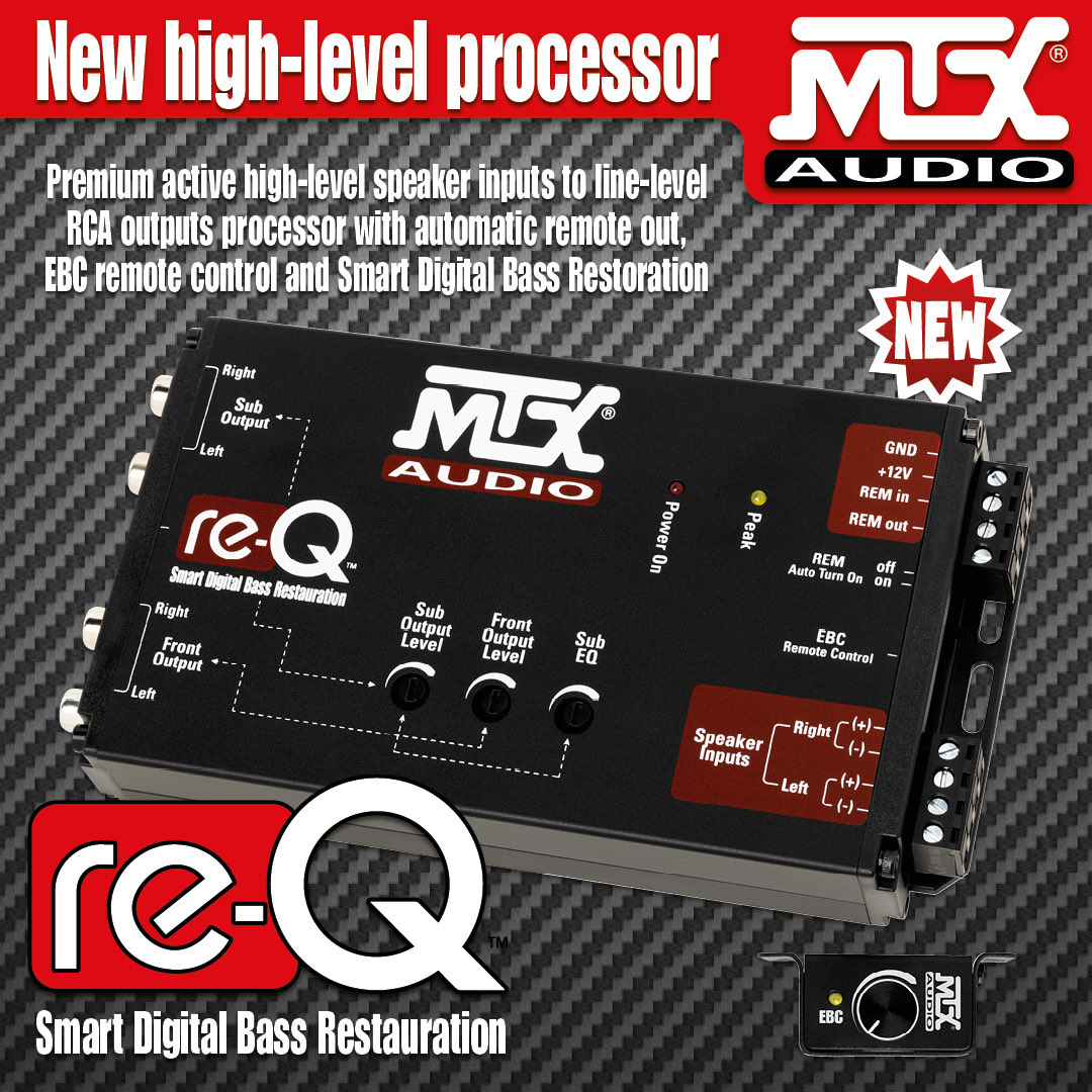 MTXEurope's tweet photo. Please welcome the new MTX re-Q.
It transforms a factory radio into a top-of-the-art headunit by integrating all the audio refinements and solving all the problems.
More details on https://t.co/0tFrPgp4uB https://t.co/SbysbsYtgy