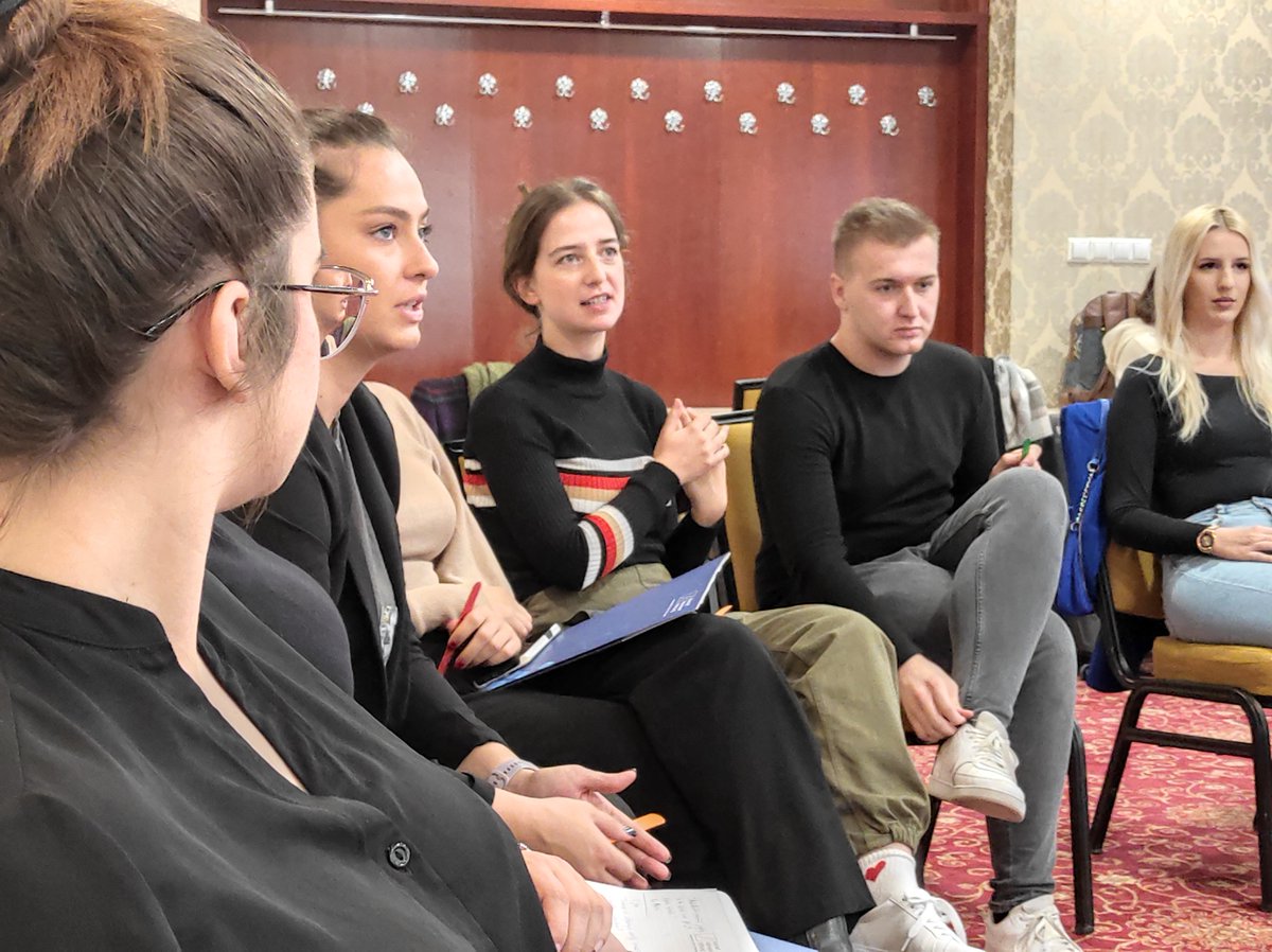YfPBiH's tweet photo. Some📸highlights from our seminar "Political education of Young People" implemented with support from Konrad Adenauer Stiftung 

📍Sarajevo 🇧🇦
📅18th - 20th November 

#rethinkingpeace #youthforpeacebih #politicaleducation https://t.co/cZPIrrRe4t