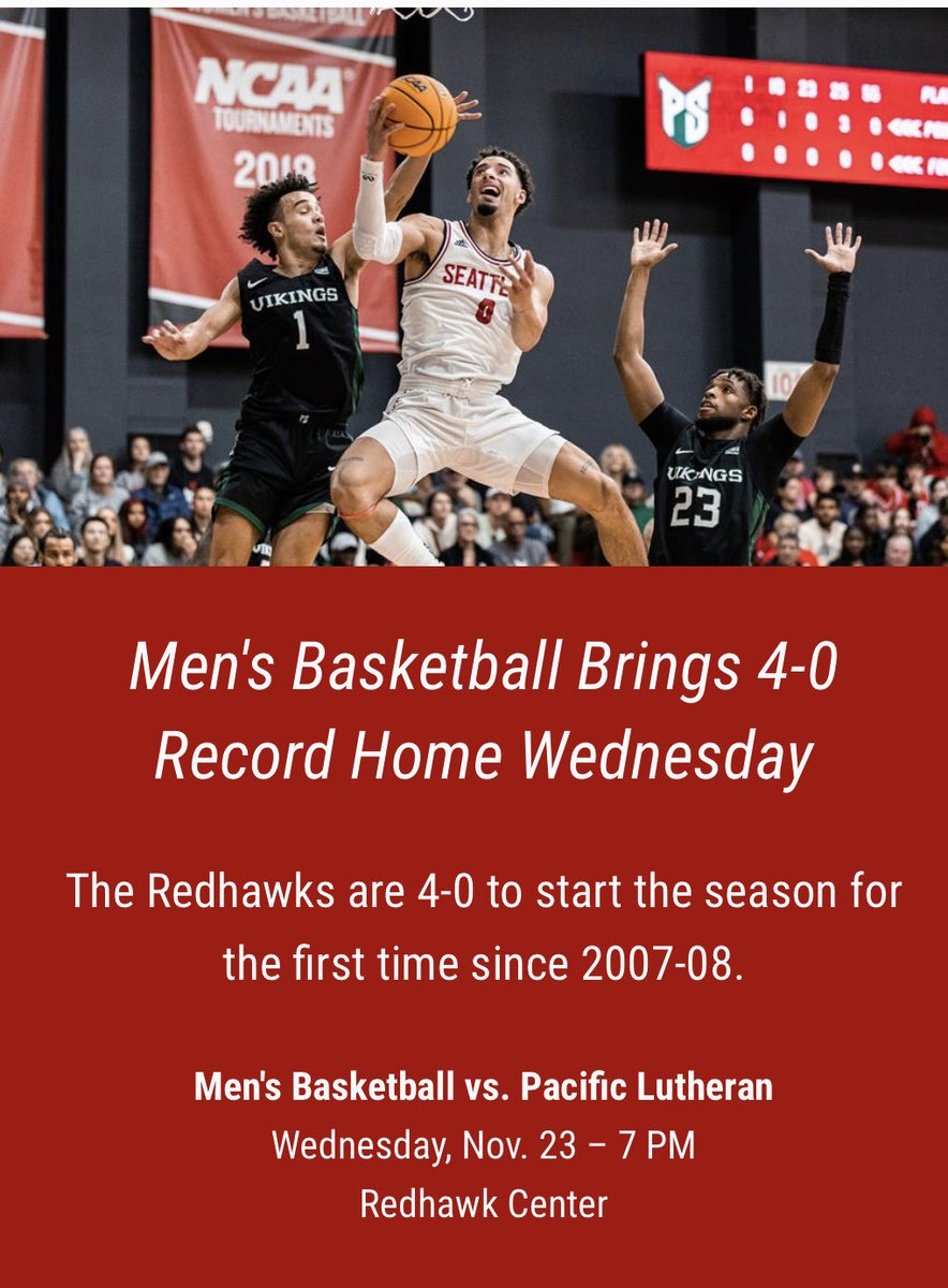 NicBeckman's tweet photo. β¦@seattleumbbβ© looking for 5th W before Thanksgiving! #ThisTeamIsFunToWatch #GetYourTicketsNow https://t.co/m6oo5DkWkW ππππ#FoRedhawks https://t.co/7QCrwwDGWw