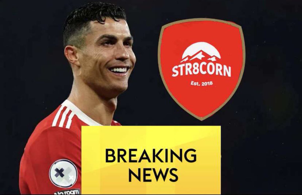 STR8CORN2_0's tweet photo. BREAKING: Cristiano has signed for superclub STR8CORN! π¨π¨
This comes as no surprise as this club has been making noise for quite sometime.
Cristiano says that after one conversation with sporting director,LA, his mind was made up.
Here we go! π€
#STR8CORN https://t.co/59v31QKo7y
