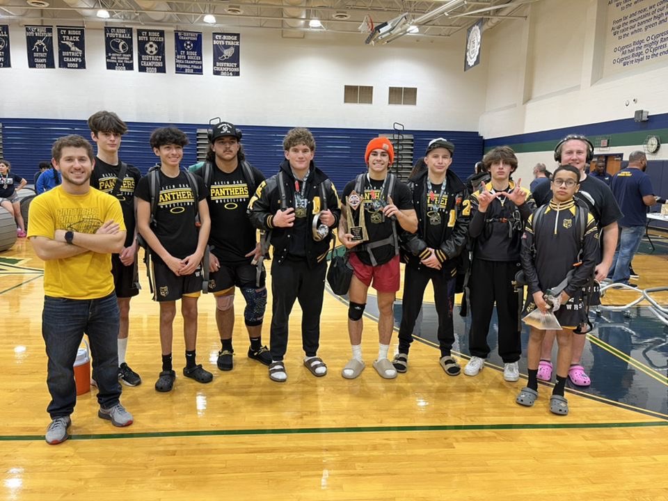 _GetOuttaDodge's tweet photo. Congratulations to The Klein Oak Panthers. The ladies took 3rd overall and the gentleman took home 1st place at the Cy-Ridge Classic! @BrockDodge50 had 3 wins and 2 losses. On with the body count! @KleinOak @k_oakwrestling @OakGAthletics #stackinbodies #bodycount #oakem #FINISH https://t.co/tZ235oc5Em