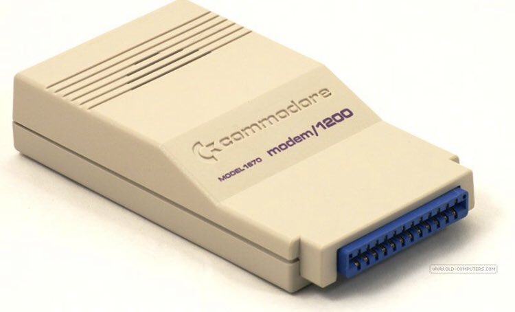 ChrisWHendricks's tweet photo. @kellabyte My first modem.  1200 baud. Watch out. 😂 https://t.co/BEhBIH8JDL