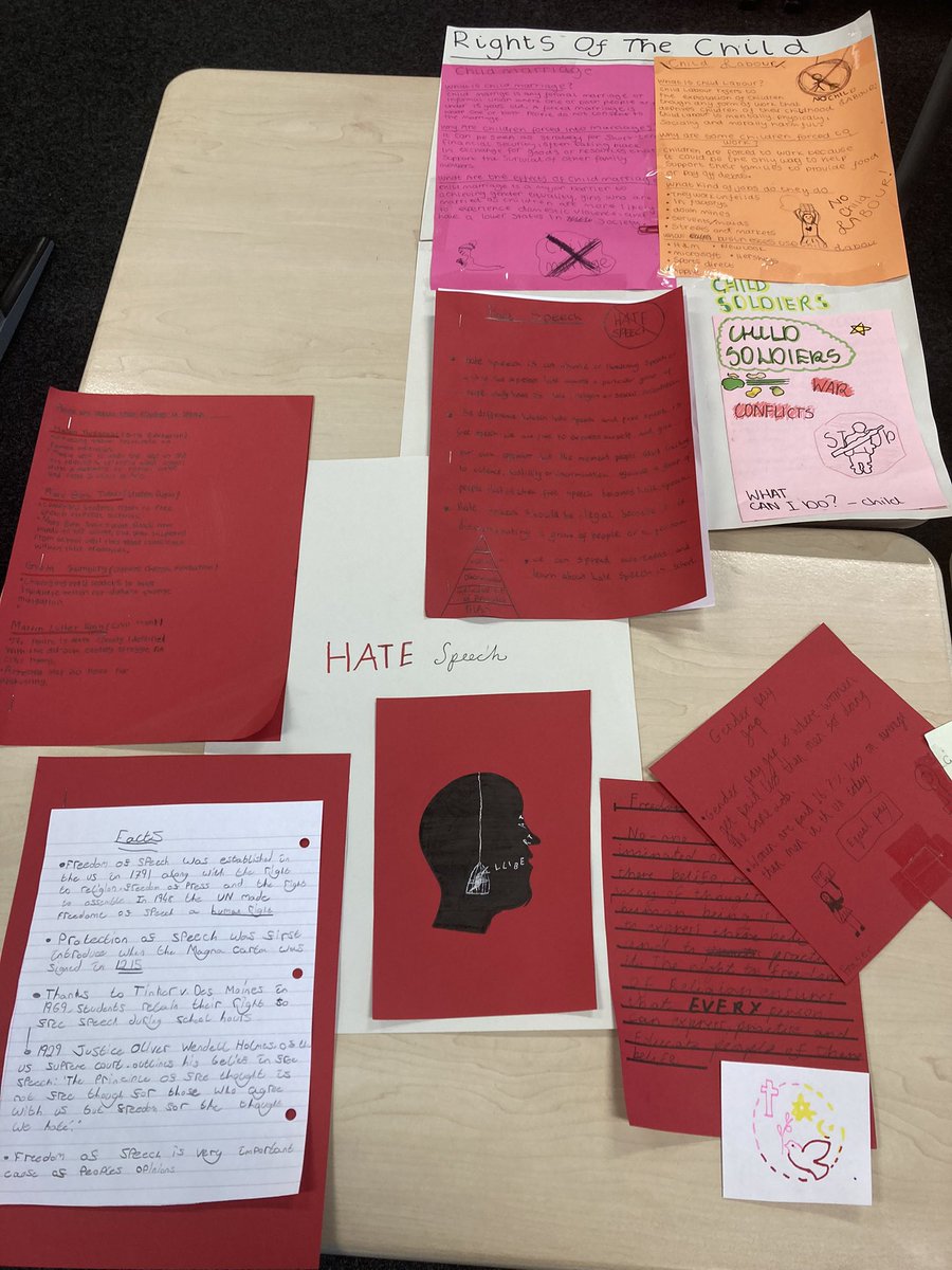 EHSSocialSubs's tweet photo. Some of Miss Cook’s S1 RMPS classes assessment posters! Pupils had to research questions and present their posters to the class. What a creative bunch! 🎨 https://t.co/PjvdNi1tMU