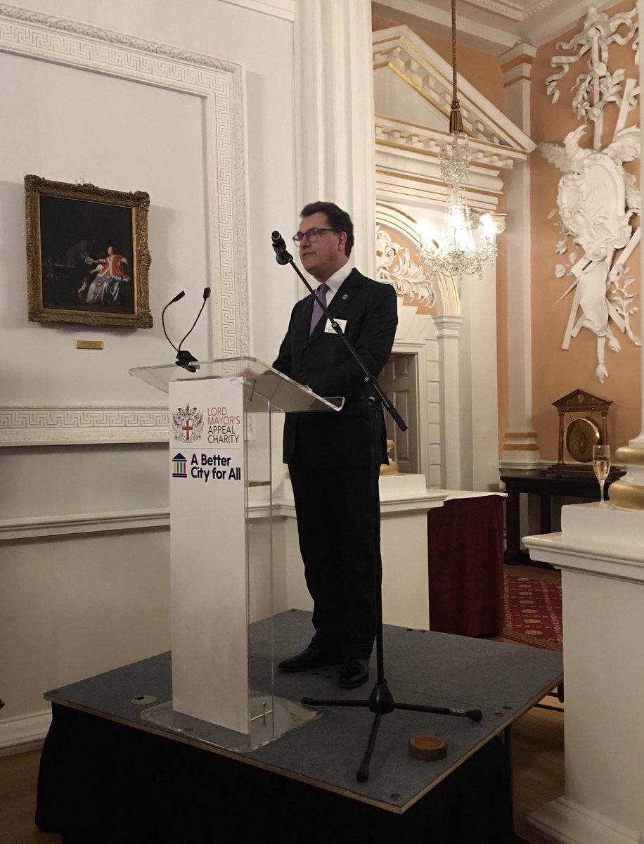 LMAppeal's tweet photo. Welcome speech by @VincentKeaveny includes announcement of our new charity partner @MQmentalhealth #impactreception https://t.co/mhIVJQPIrr