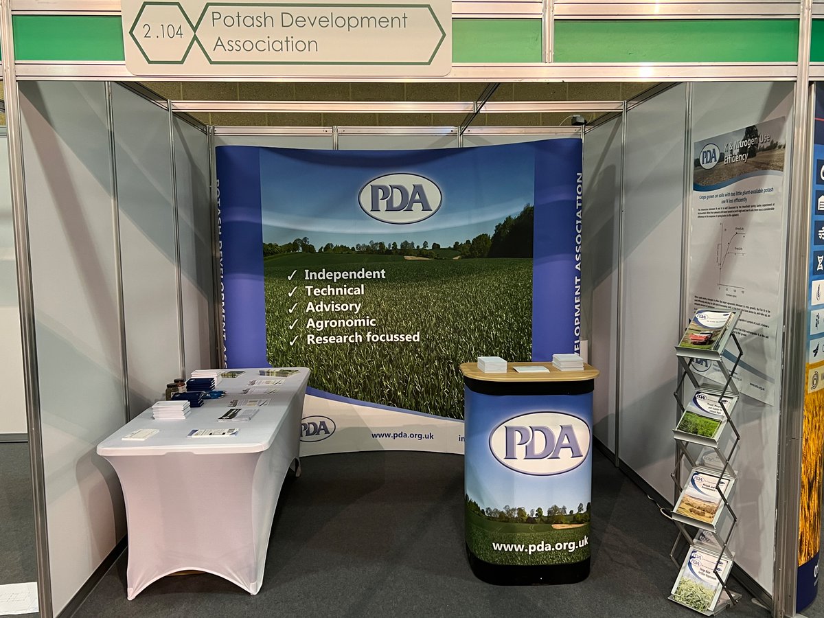 All set for the #CropTec22 show tomorrow. Visit us at stand 2.104 in Hall 2 to discuss all things K including it’s effects on NUE