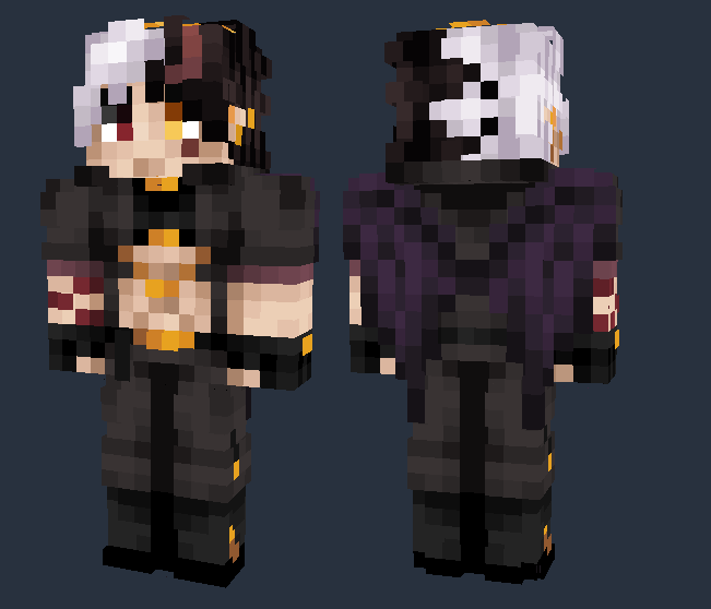 burning0ld's tweet photo. Another commission for @Succulux !
This time, another character, always based on the reference she sent! they're in pre-debut as a vtuber, so make sure to check them out!
#Minecraft #Minecraftskin #Minecraftcommission #Skincommission #MCSkin #Vtuber #Demon #Angel #Succubus https://t.co/rBHohwnTz7