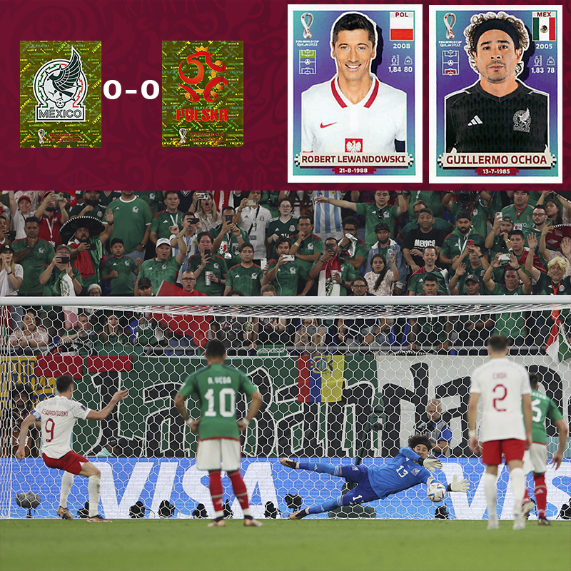 Lewandowski had the opportunity to score his first goal in the World Cup, but in front of him was Memo Ochoa who saved the penalty. Mexico dominated the match, but Poland resisted well. It ended goalless and the group is now entangled. #MEXPOL #Qatar2022