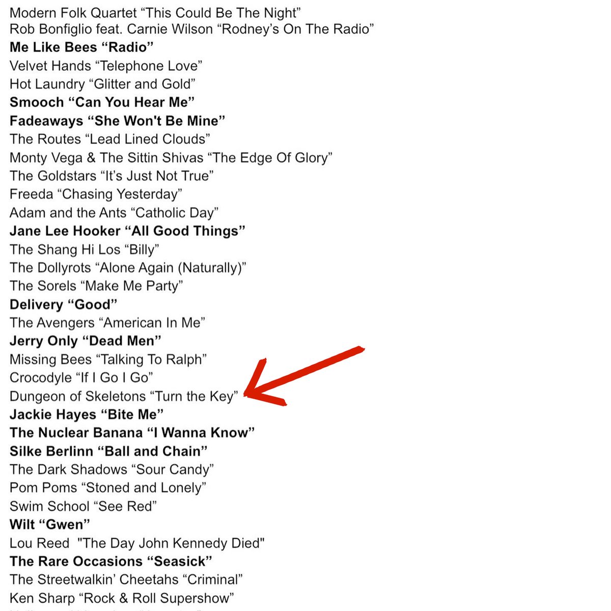 dungeonofskelet's tweet image. YES! Thank you Rodney Bingenheimer for spinning &quot;Turn the Key&quot; 2 weeks in a row on @littlesteven_ug on @SIRIUSXM What a great show and amazing playlist! #rodneybingeheimer #turnthekey #dungeonofskeletons