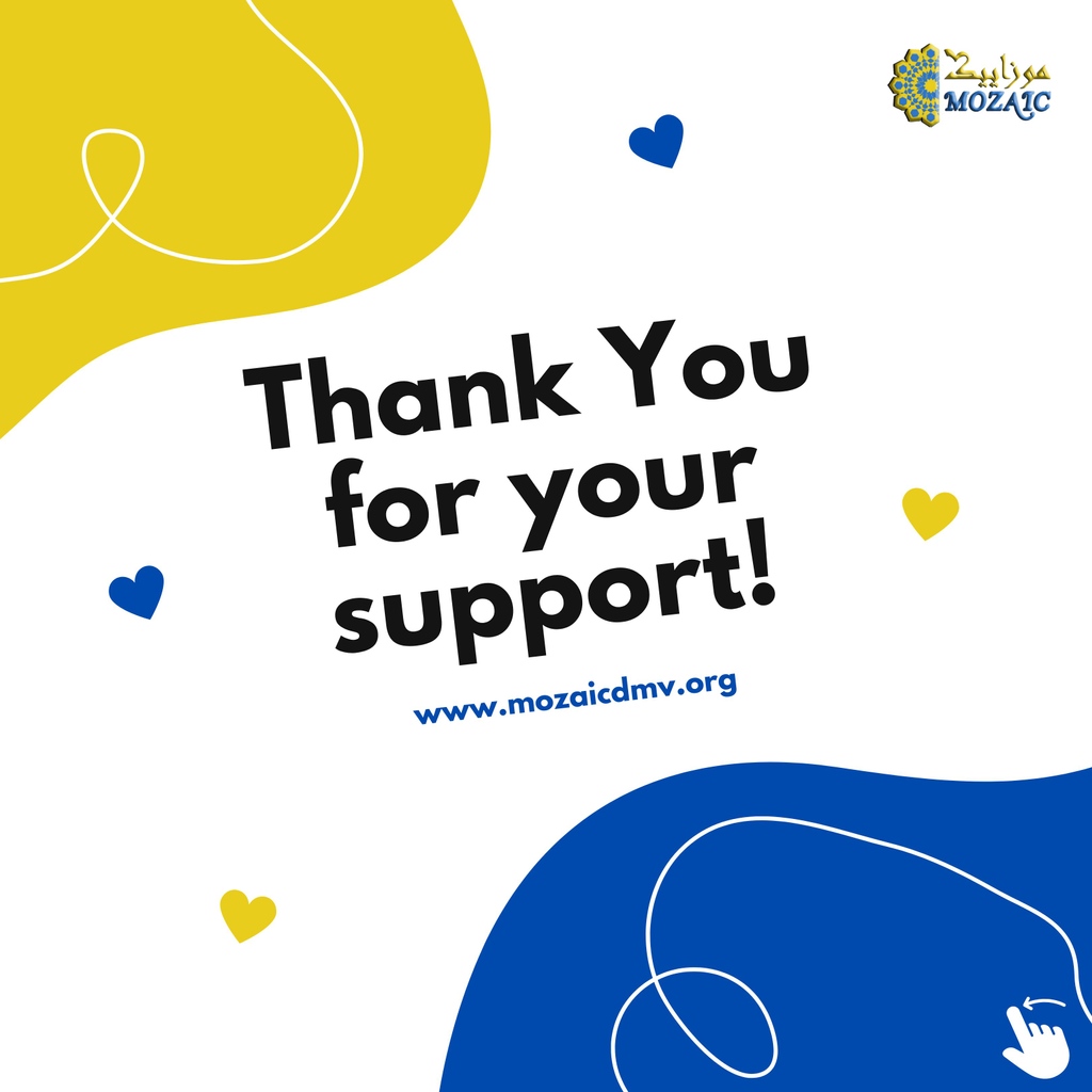 MozaicDMV's tweet photo. Mozaic wants to thank all who lent a hand in helping those in need! Mozaic has supported 385 families and 120 individuals since its launch.

We could not have done it without you! 💙💛💙 Thank YOU! 💙💛💙

#donors #grantors #volunteers #thankful #thanksgiving #community #thankyou https://t.co/58qJzPLpP0