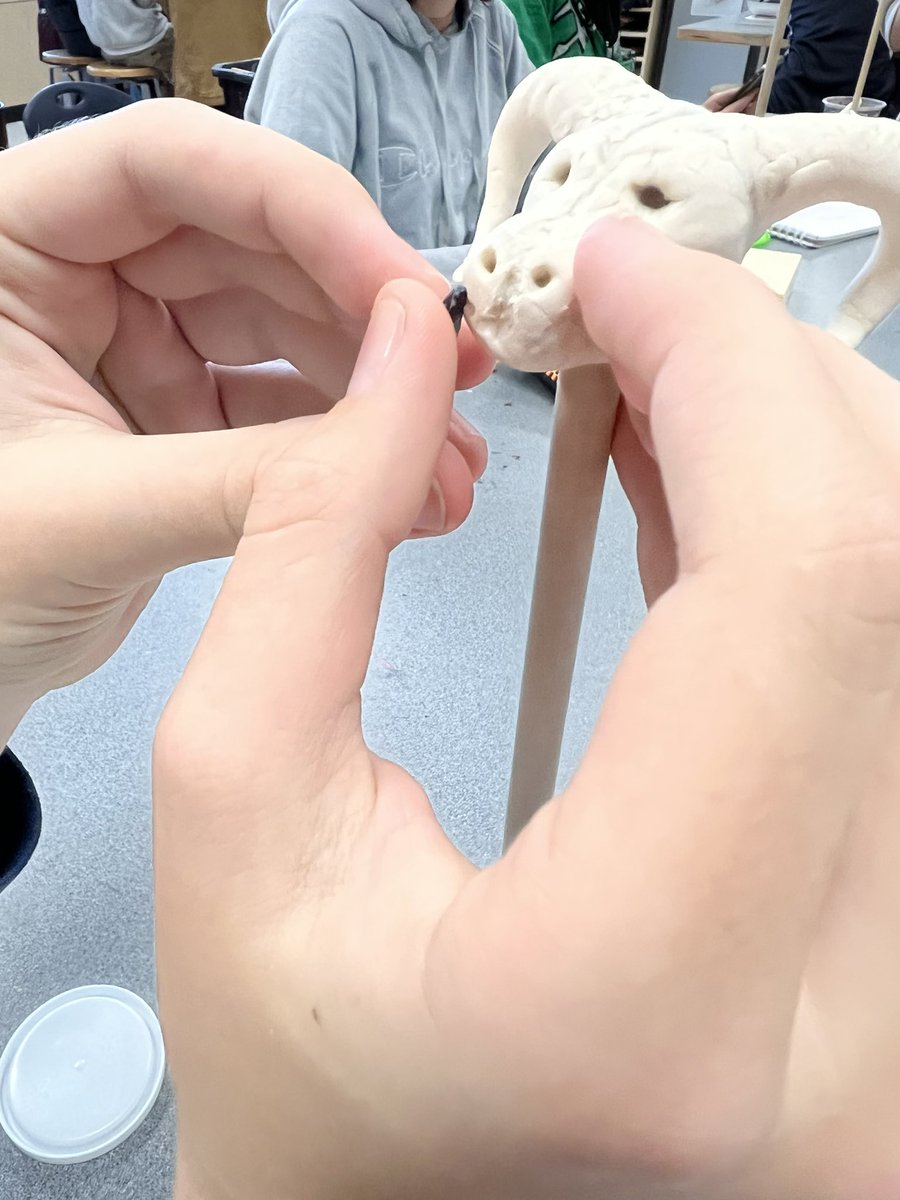 Never underestimate the power of play and a little play dough. The VAM Academy students <a href="/WHCroxford/">WHCroxford</a> are creating prototypes for their sculpture characters for the Working for George Lucas Project.