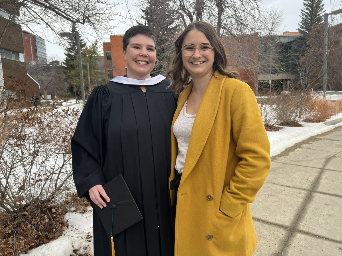 JMPratt1's tweet photo. Congrats to @UnionNASA member &amp; #ualberta newest MA @harris_tonia,grad advisor from @UofAALES. Today I celebrate our graduates and thank all of the support staff who helped make dreams possible (and in this case, a dear friend who did both!) https://t.co/HbZlg9yTBt
