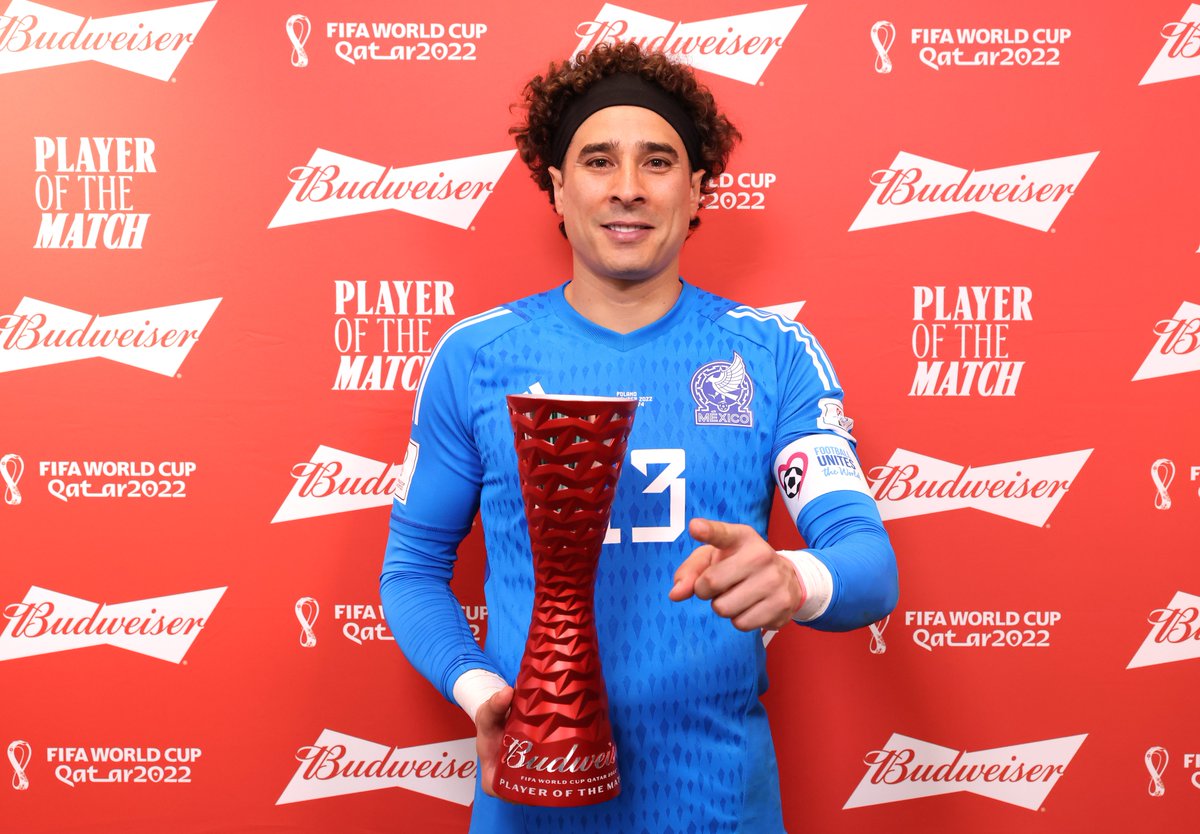 Easy choice here 🔥 

Mexico's Ochoa has been named Player of the Match 🇲🇽👏👏