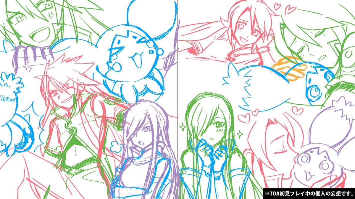 下書きできたwwルクミュウ本の表紙と裏表紙みてえになっちゃった おやすみなさい 
