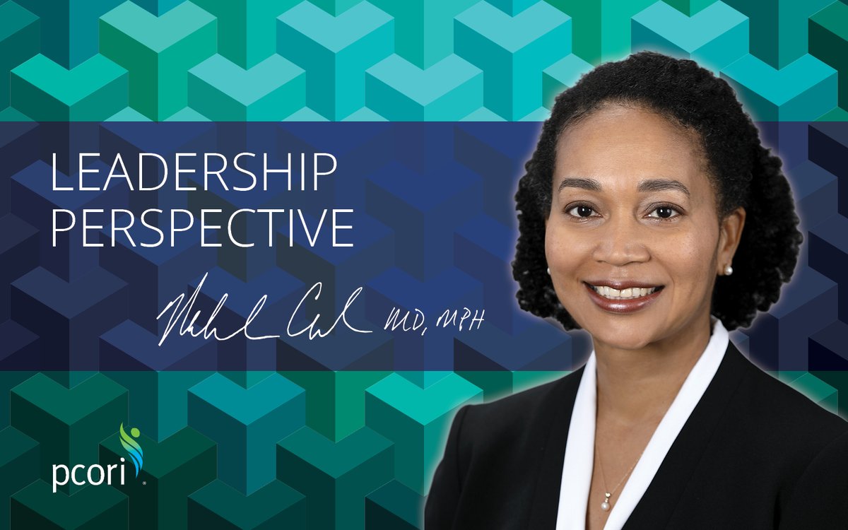 PCORI's tweet image. PCORI Executive Director Nakela L. Cook, MD, MPH shares her insights on the #PCORI2022 Annual Meeting and the impact of the stakeholder voices present, the central theme of #healthequity, and PCORI&apos;s work in #COVID19 research. 

Read more: pcori.me/3OiHzUX