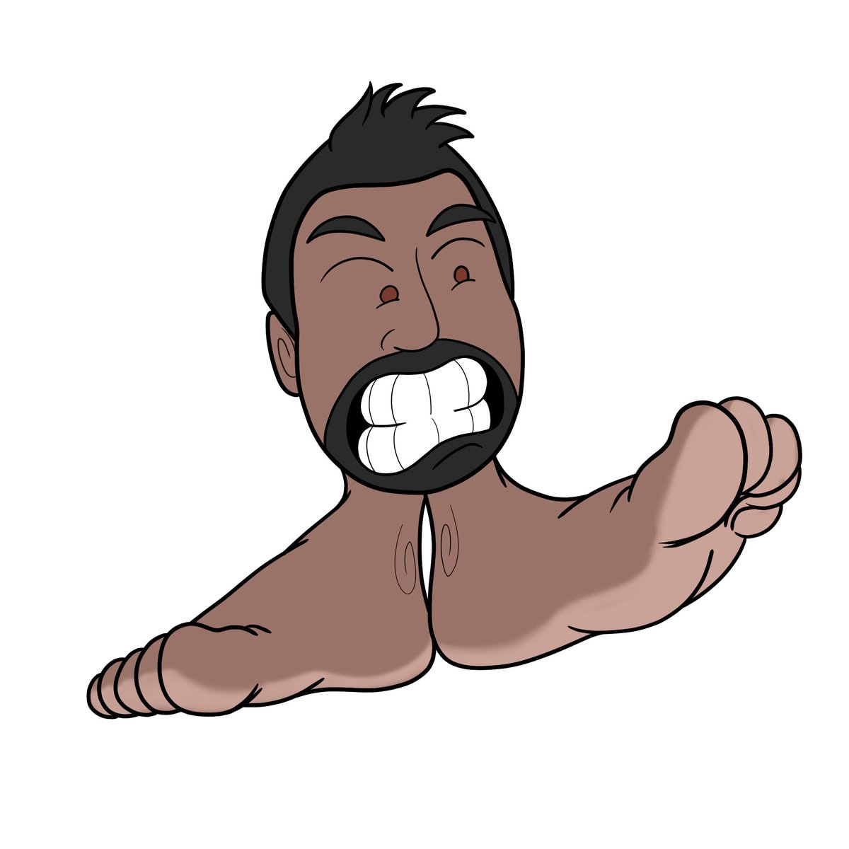 Toshiki23x's tweet photo. little goomba tf of @tf_station he is having trouble with balance lol #malefeet #Goombatf #transformation https://t.co/Cr3rYWPtp3