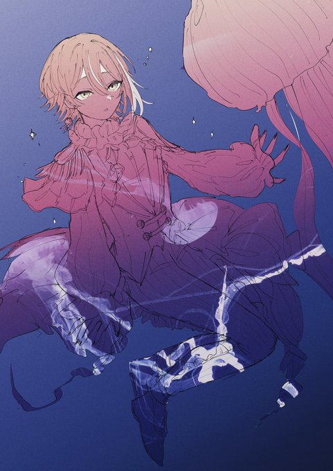 「frills jellyfish」 illustration images(Latest)