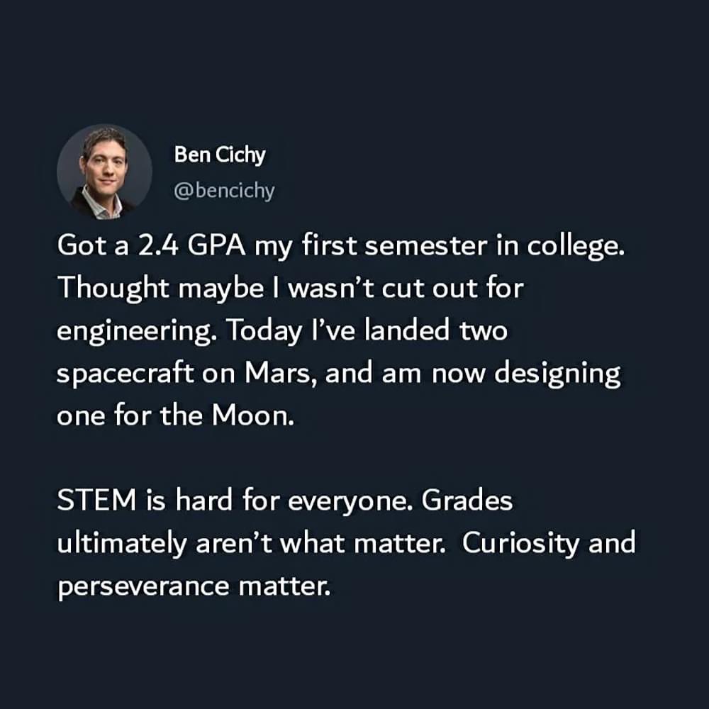 I love this! Curiosity and perseverance matter.