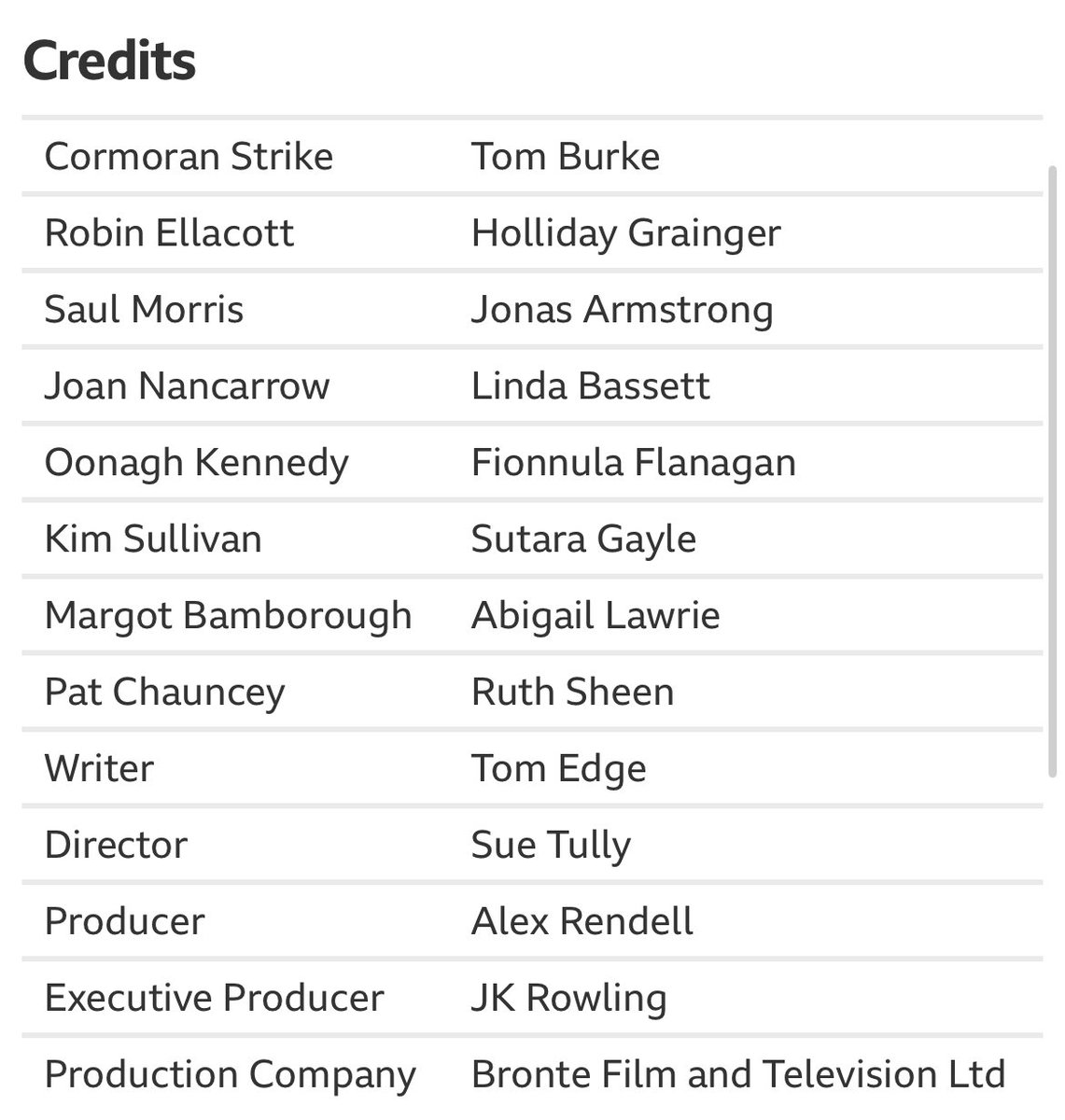 The first two episodes of Strike: Troubled Blood now have release dates, along with some cast announcements! #TroubledBlood <a href="/BBCOne/">BBC One</a> <a href="/jk_rowling/">J.K. Rowling</a>