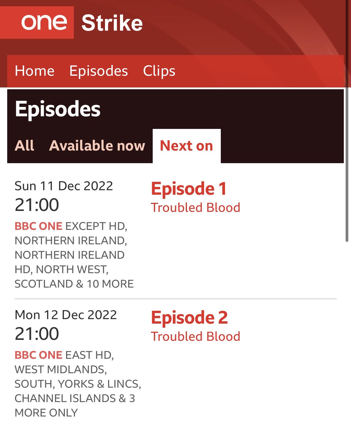 Cormoran Strike on Twitter "The first two episodes of Strike Troubled