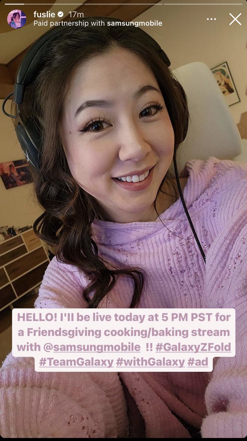 fuslie updates 🎶 on Twitter: "Leslie posted on her Instagram story