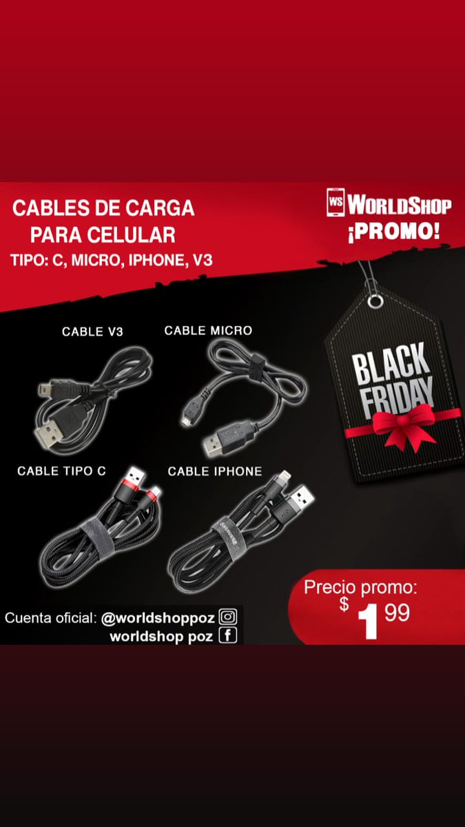worldshop_'s tweet photo. ¡¡PROMO BLACK FRIDAY!!

¿Tan pronto? 😱 ¡Si!😎 ¡Aprovecha nuestros productos a precios imperdibles con las mejores ofertas que esta promoción puede ofrecerte!
Comunícate con nosotros a nuestros WhatsApps: https://t.co/aOXRscSG6I https://t.co/J25uCBBWOG