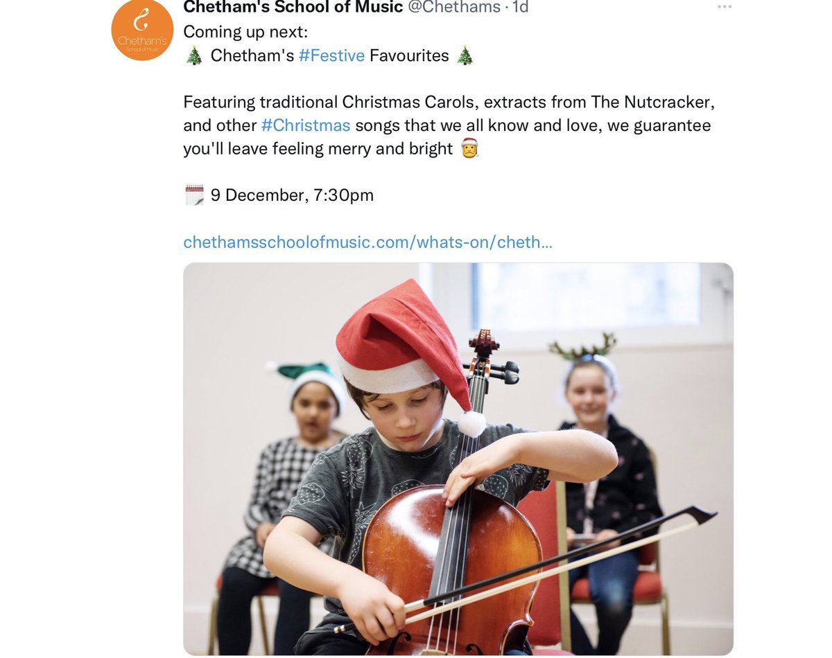 Chetham’s PTA tweet media