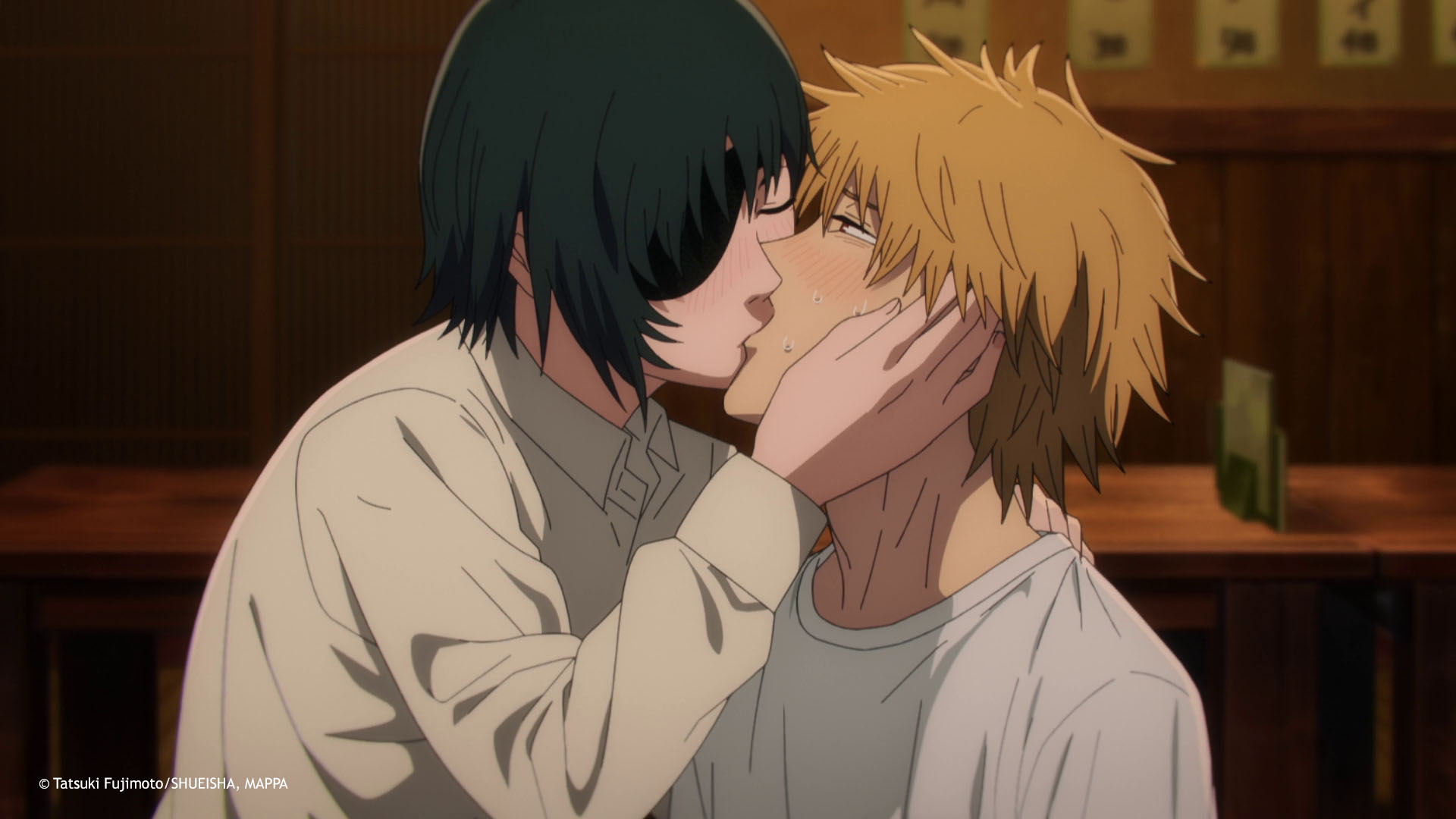 Chainsaw Man Gifts Denji His First Kiss: Watch