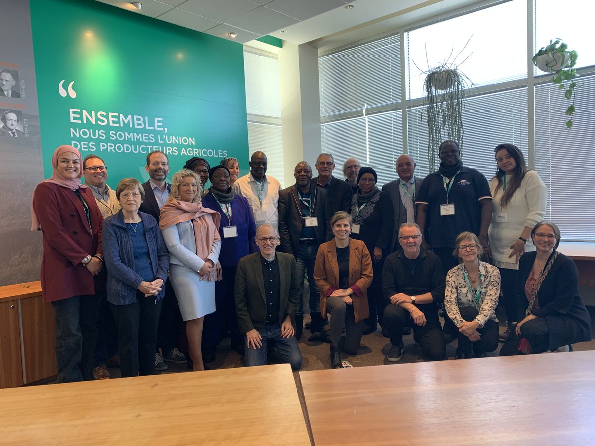 Coalition_NHD's tweet photo. Bel avant-midi, organisée par @UPA_DI, avec les leaders agricoles d'Afrique et les membres de notre C.A. Rencontre riche d'échanges sur la mission de la Coalition, de ses retombées en Afrique et dans le monde.  #Nourrirdurablement https://t.co/aj3LC99BWs