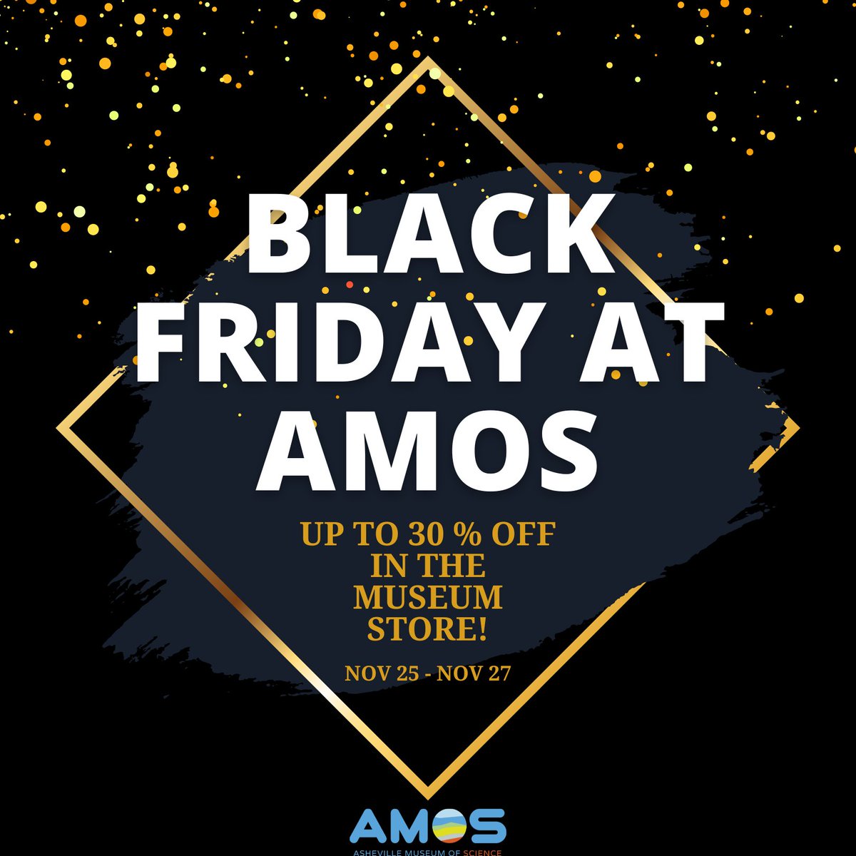 Shop at the AMOS museum store this Black Friday weekend and receive up to a 30% discount on select items! Come on down to the museum this weekend and get your holiday shopping done early this year!
Learn more at bit.ly/AMOS-store
#AshevilleScience #BlackFriday