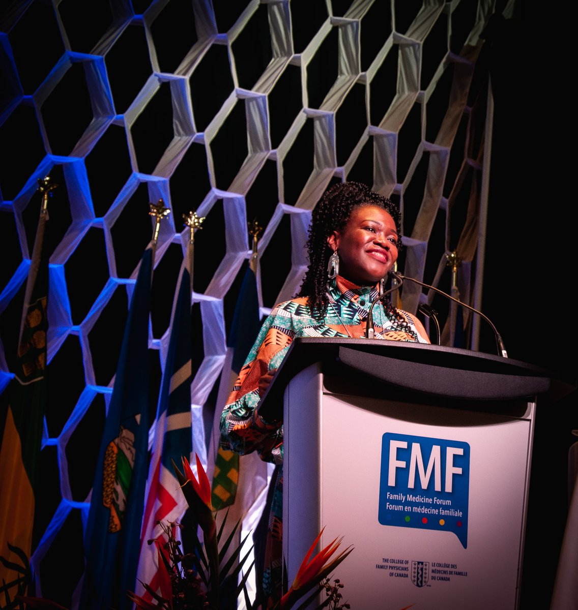 The College of Family Physicians of Canada’s Family Medicine Forum would like to extend a heartfelt thank you to @OnyeActiveMD for her inspiring keynote address. Her talk provided honest conversation and real examples of structural racism on our patients.
#MyFMF #FMF2022