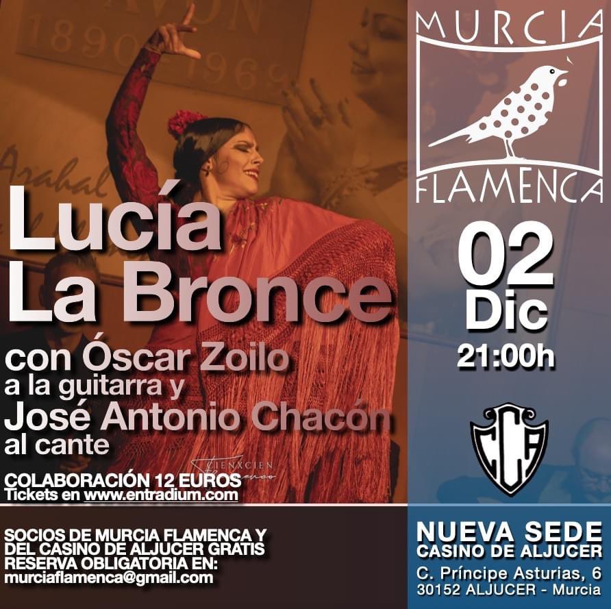 Próximo evento en nuestra peña:  Lucía Fernández La Bronce. Entradas en <a href="/entradium/">entradium</a>
entradium.com/events/lucia-l…