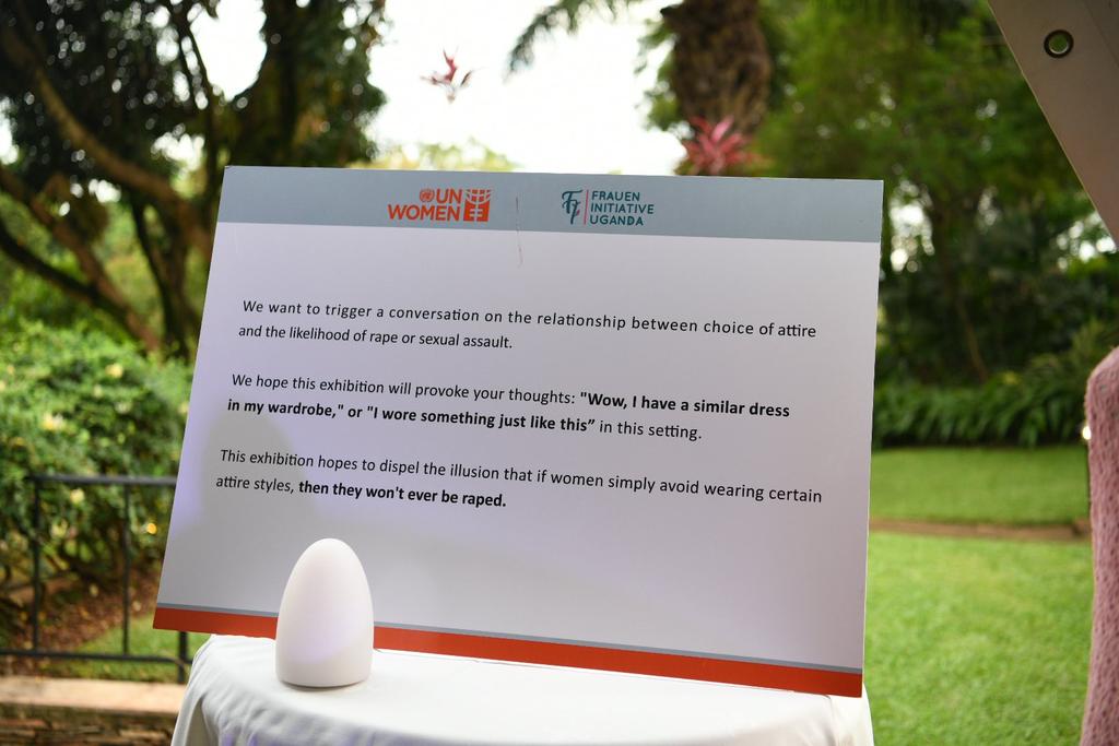 We are glad to have been a part of the female leaders' UN!TE reception at the <a href="/NLinUganda/">Embassy of the Netherlands in Uganda</a>. UN!TED we stand as a movement to #EndVAWG.

Exciting to see <a href="/FrauenUG/">Frauen Initiative Uganda</a>'s exhibition #whatiwaswearing an Advocacy initiative to end victim blaming of SGBV survivors. 
#16DaysOfActivism