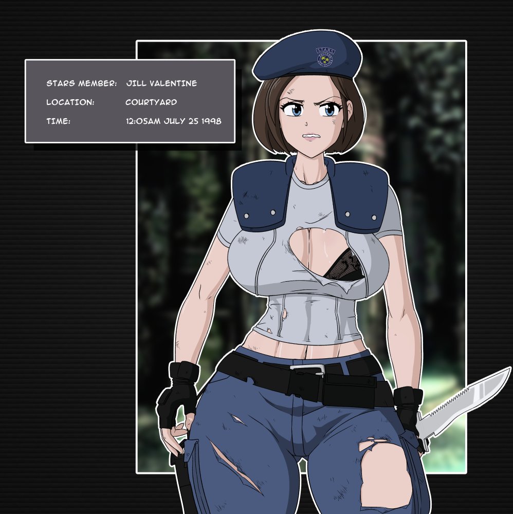 🟩Galaspek🟩 on X: Jill Valentine [RE1 Damage Progression] Jill's damage  slowly accumulates over her night in the horrific monster infested mansion.  Though she is able to find items that heal her bodily