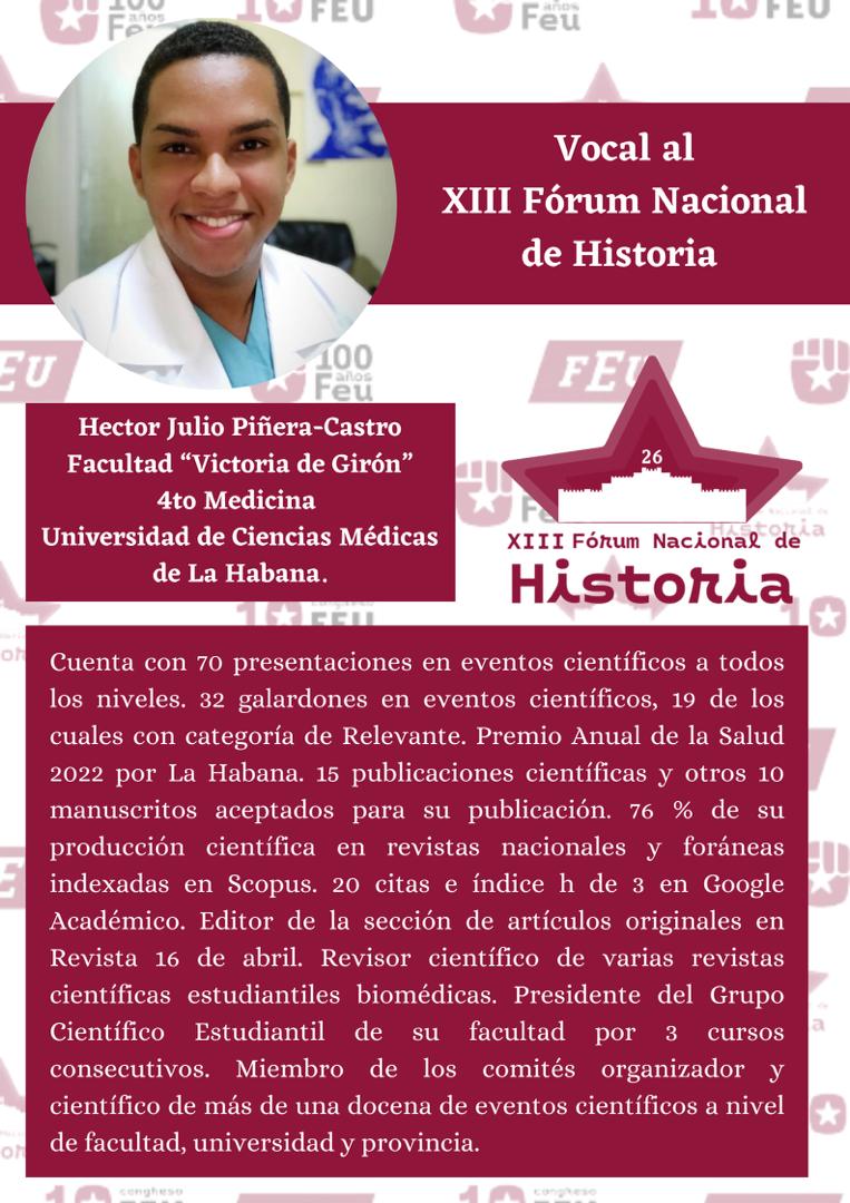 feu_orientec's tweet photo. ¿Quieres conocer quienes serán los vocales que estarán en el #XIIIFNH en la @UOCuba?
📍Del Occidente 🇨🇺
🧵👇👇 https://t.co/qIpDMFmqEJ