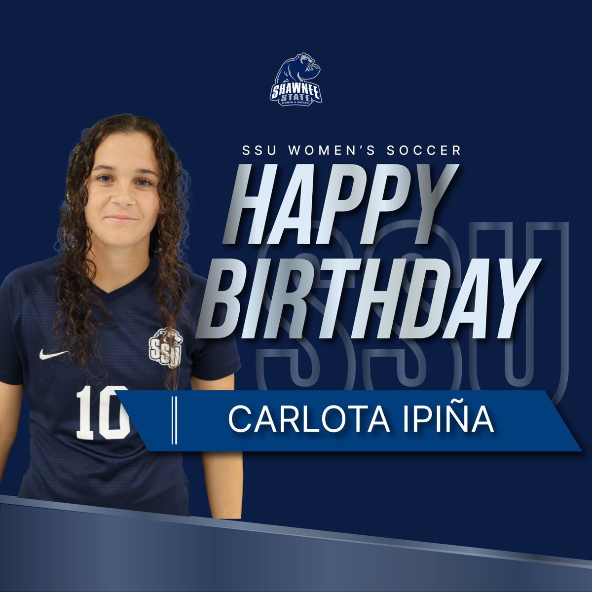 Wishing a happy birthday to our #10, Carlota Ipiña! #gobears