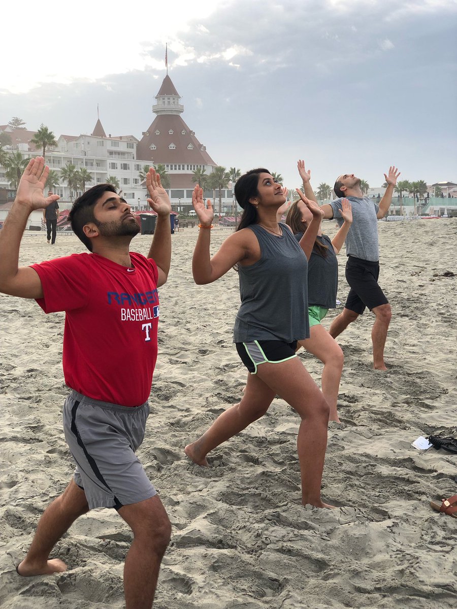 DharamKaushik5's tweet photo. How do we deal with burnout together?
We do hot yoga together!!
This is a hot #yoga by a health care worker for health care workers
I have tailored the Yoga postures to address the unique ergonomics of surgeons 
Let’s start wellness and prevent burnout together! @TruFusion https://t.co/ERj32LhAN7