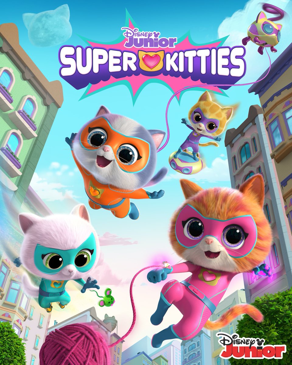 DTVANews's tweet photo. Kickoff 100 Years of Wonder with some paw-some news!

SuperKitties premieres January 11 on @DisneyJunior with an initial batch of episodes on @DisneyPlus USA the same day

An album by @DisneyMusic will be avalible on Jan 13 on Digital Music platforms.

#Superkitties https://t.co/Opzw4M3FSS