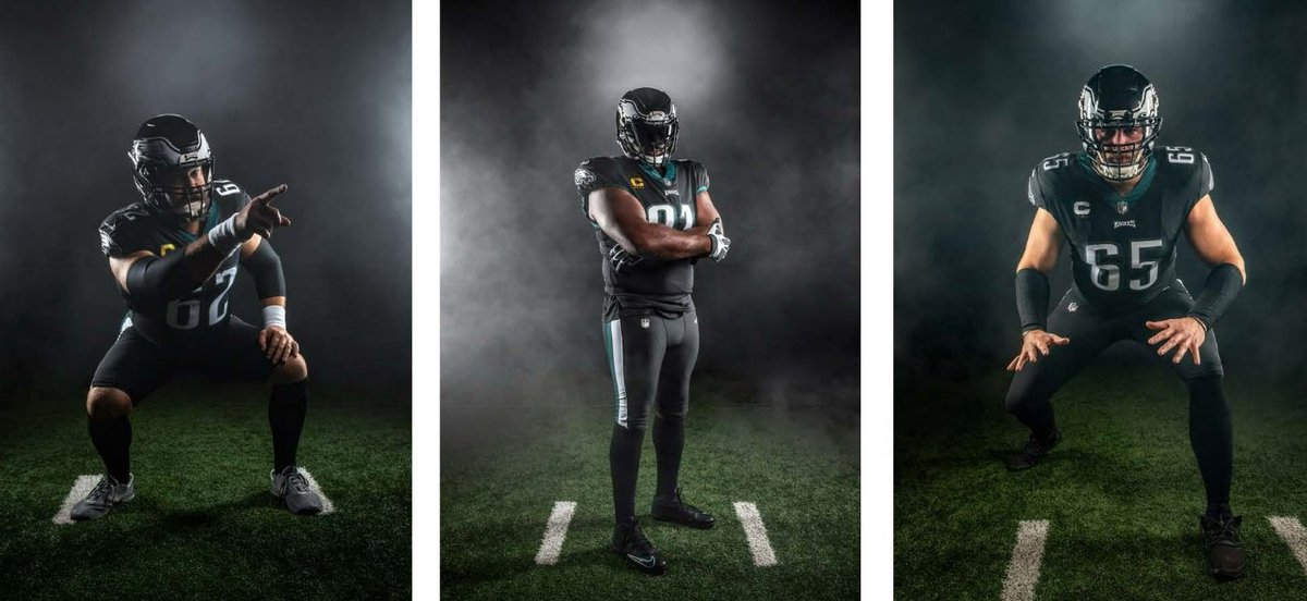 Eagles are set to debut their all-black helmets Sunday night, when they host the Green Bay Packers. The helmets, which will be worn for the first time, will be paired with black jerseys and black pants.
