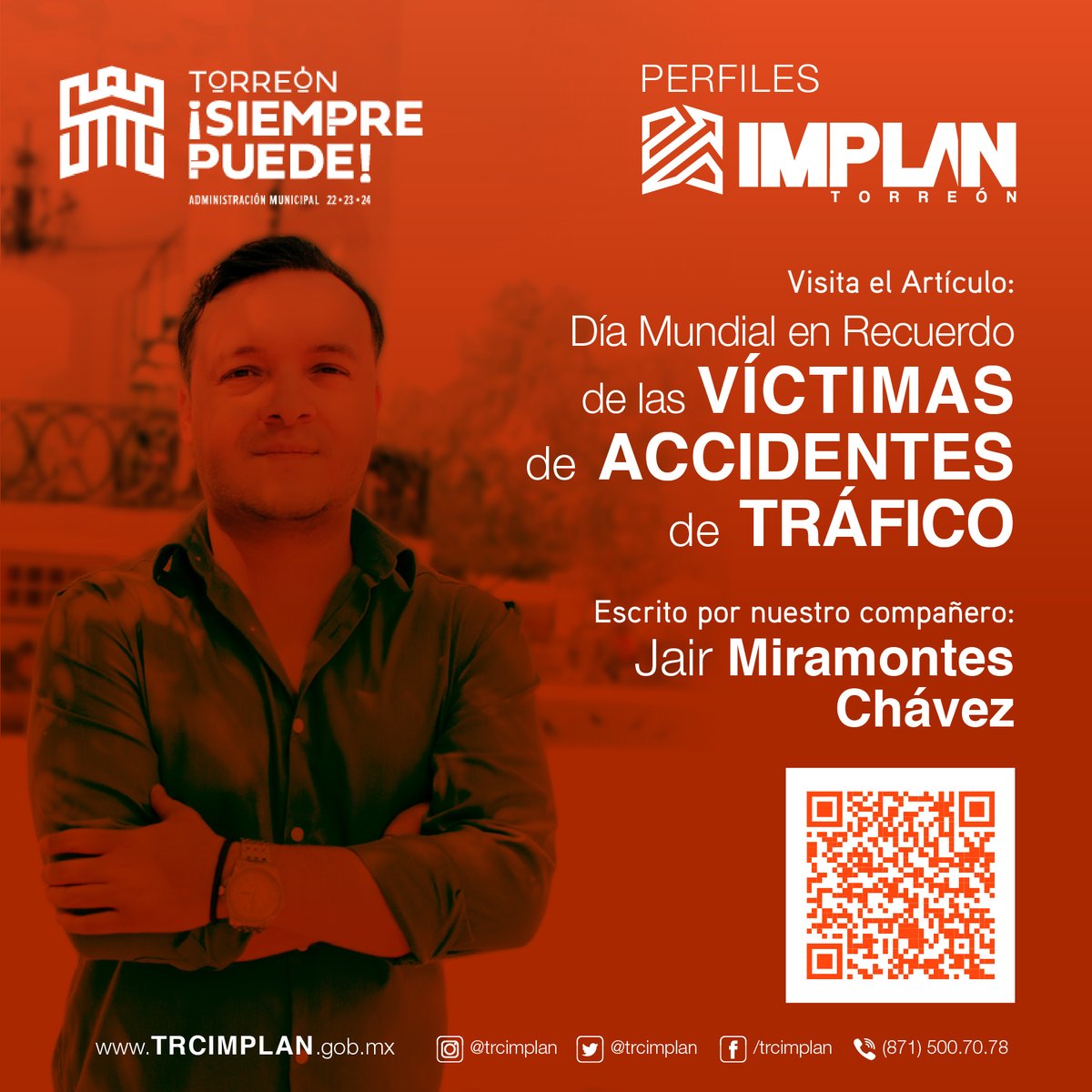 trcimplan's tweet photo. 📑 #MiércolesDeArtículo | ➡ https://t.co/erEyVRDZ8V
🔸 Entérate del: "Día Mundial en Recuerdo de las Víctimas de Accidentes de Tráfico"
🔸 Realizado por: @Jairmi https://t.co/lPUyx7uVYr