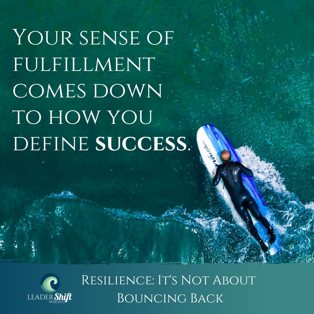 Until we figure out what success means for us, we can often allow others to steer our ship toward shores that prove unfulfilling. Identifying YOUR definition of success and living it out will lead you to the experiences that make you feel alive and fulfilled.