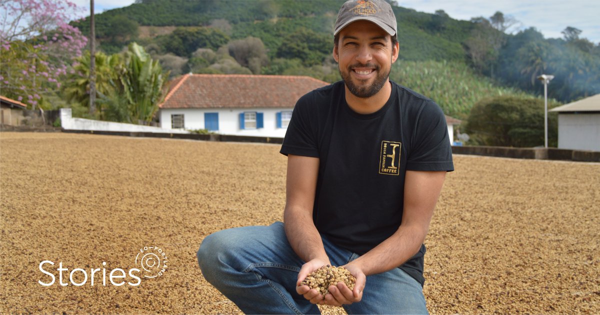 EOPortland's tweet photo. Coming from 5 generations of coffee farmers, Augusto Carneiro’s @NossaCoffee is one of the few integrated coffee companies—everything stays in the family. After all, Nossa Familia literally means “our family” in Portuguese. Read Augusto’s story. https://t.co/uK5V3JLJyC https://t.co/k9B2YFdNFd