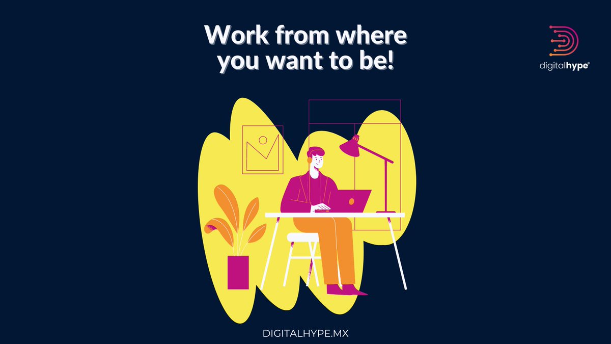 DigitalHype_mx's tweet photo. Work wherever you want to, from the comfort of your home or anywhere in the world! https://t.co/RadMrKDFoL

#DigitalHype #RemoteWork #HypeTalent #WorkFromHome https://t.co/p8mRcEwXHh