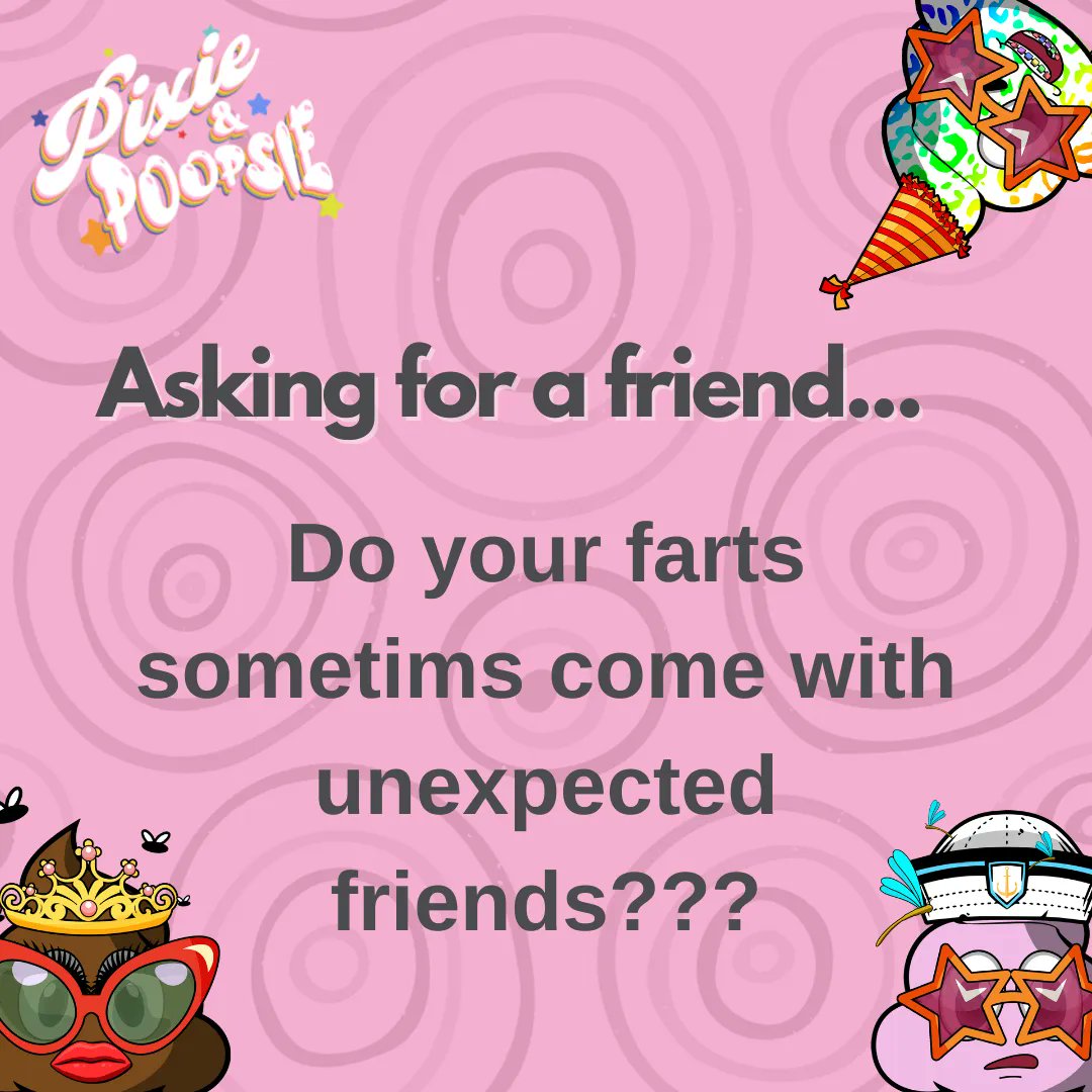 DorciLyn's tweet photo. Things that make you go hmmmm...And PLEASE let Poopsie know that he isn't alone in this!
Lil Stinker Surprise coming for Black Friday - Cyber Monday! Get your wallets ready frens!
#pixiepoopsie #squattypotty #poophumor #NFT #Minting #womeninweb3 https://t.co/N03gqWpxvP