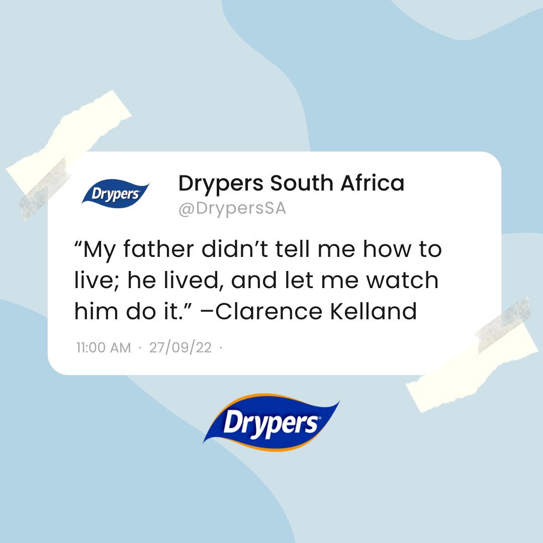 DrypersSA's tweet photo. Practice rather than preach - Do you agree? 💙
Tap the link in our bio to keep your baba comfy, dry and most importantly smiling!
#drypers #southafrica #capetown #southafricanparents #babyshower #nappies #babycare https://t.co/I1JAH6fFSy