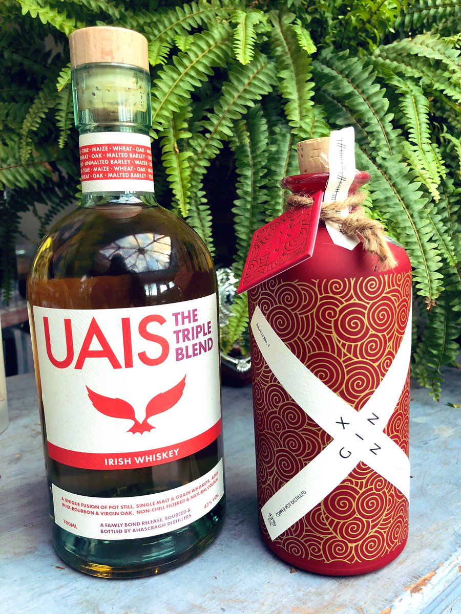 campbellsuz's tweet photo. Thanks for these @ahascraghspirit✨💕Haven’t tasted the whiskey yet but the gin is fabulous: a lovely Asian twist on traditional gin, love it! #galway #irishdrinks #presssample https://t.co/a0FjloM1kZ