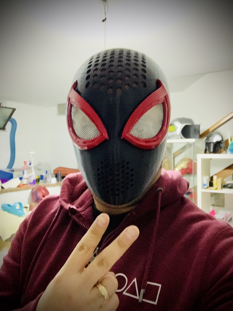 em3dlab's tweet photo. Miles Morales faceshell ready to go 🤟🏼🕸
#SpiderMan #Spiderverse #MilesMorales #marvel #faceshell #superhero #3Dprinting #propmaking https://t.co/1t6KVBHV5e