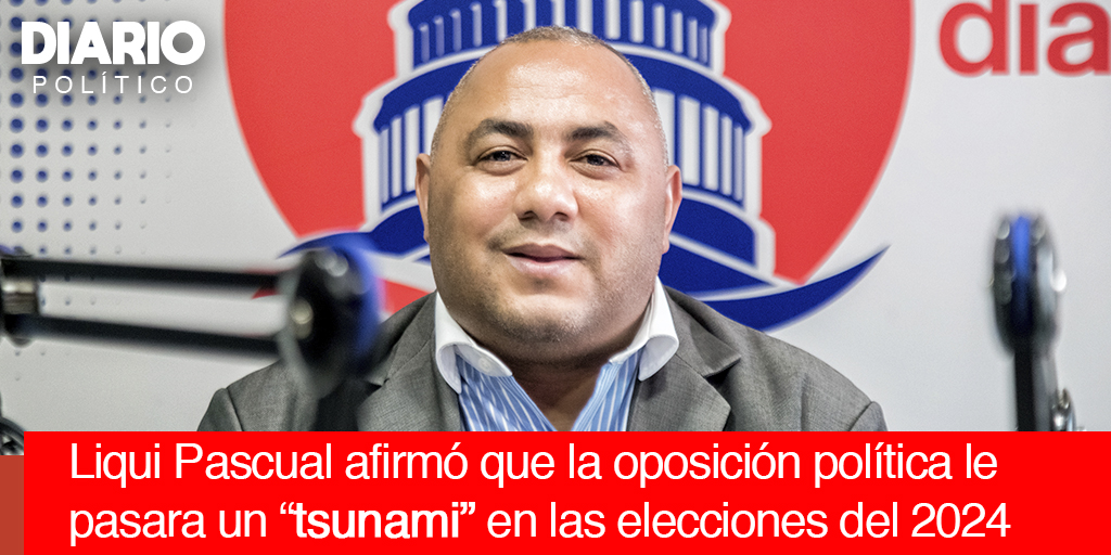 "Al PLD morado y al PLD verde, que se preparen que en estas próximas elecciones serán desplazados de las diferentes plazas electorales que todavía conservan", afirmó el Secretario Electoral Nacional de Dominicano por el Cambio, Liqui Pascual.

#DiarioPoliticoTvRadio 
#DxC
