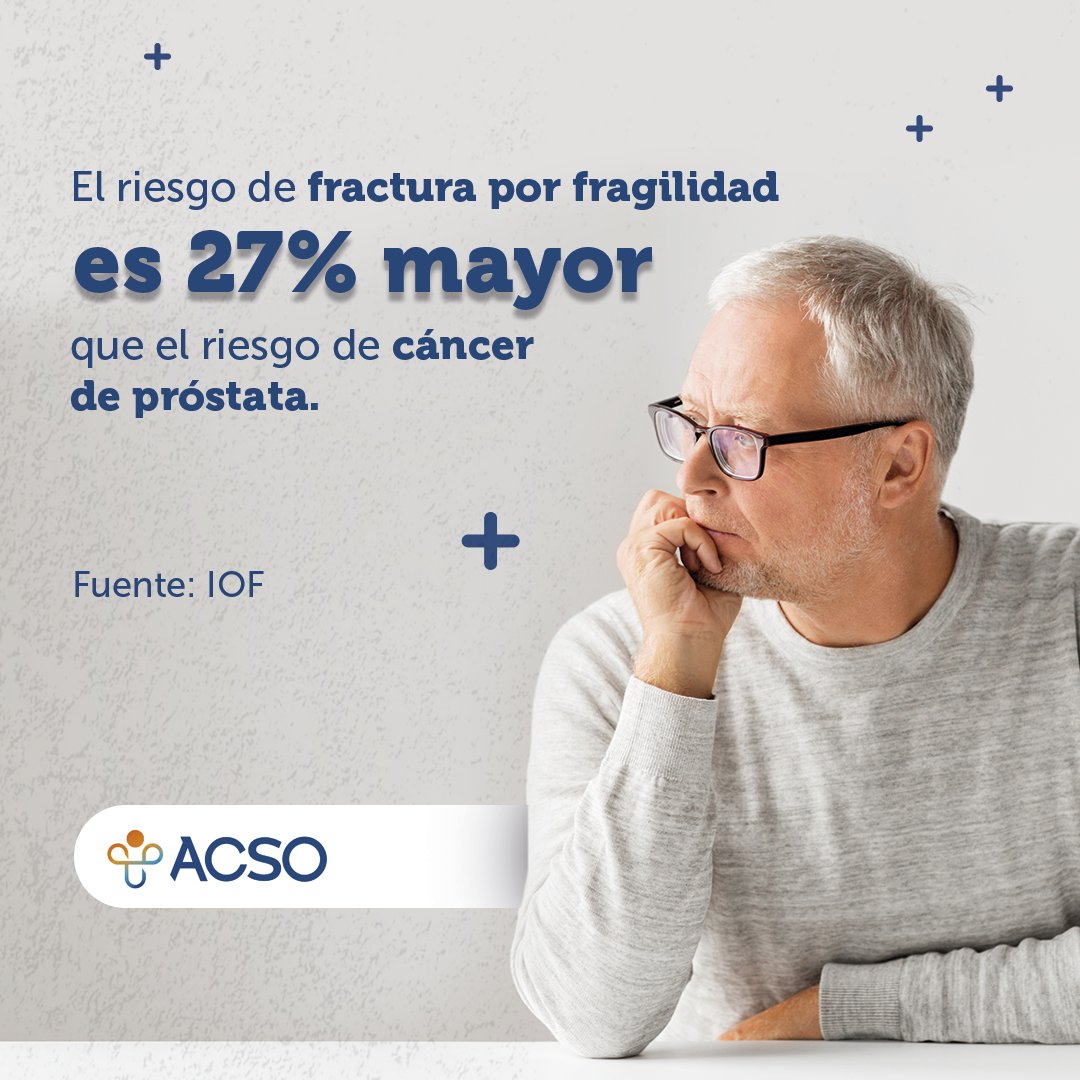 acsocolombia's tweet photo. 1 de cada 5 #hombres mayores de 50 años tendrá osteoporosis. Es muy importante prestar la misma atención a esta #enfermedad que otras graves afecciones en la adultez.​

#ACSO #ACSOCol #Osteoporosis #SaludÓsea #TusHuesosNosImportan https://t.co/PZIjIgK5r6