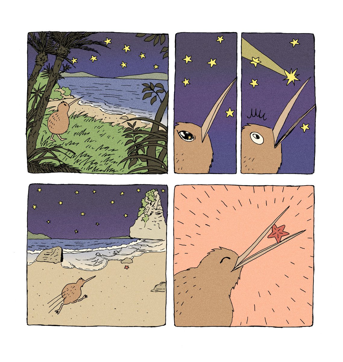 키위새와 별 