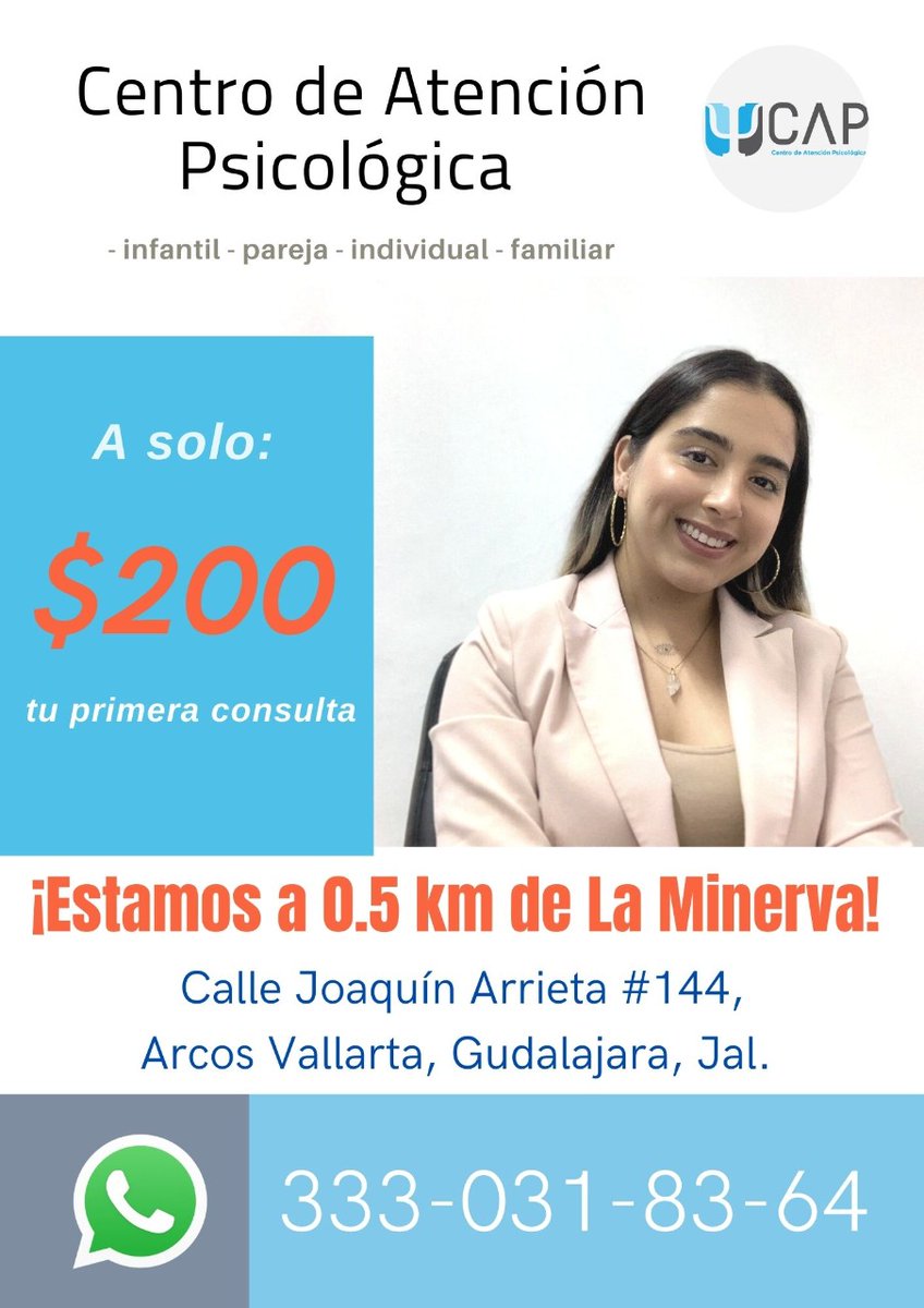 ekizaky's tweet photo. @scrappylau Hola👋 me acabo de leer tu tweet, ¿aún la necesitas? Yo te recomiendo mucho el Centro de Atención Psicológica que está cerca de La Minerva. Hay dos psicólogas. 

❤️‍🩹Niños, adolescentes, adultos, parejas y también familiar. 

Aquí te dejo una imagen con los datos. https://t.co/Q0XTPbEm2k